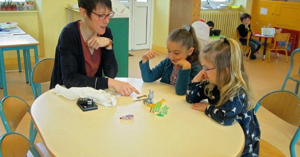 Marine Scordia a été formée pendant les vacances de la Toussaint à la méthode Montessori.
