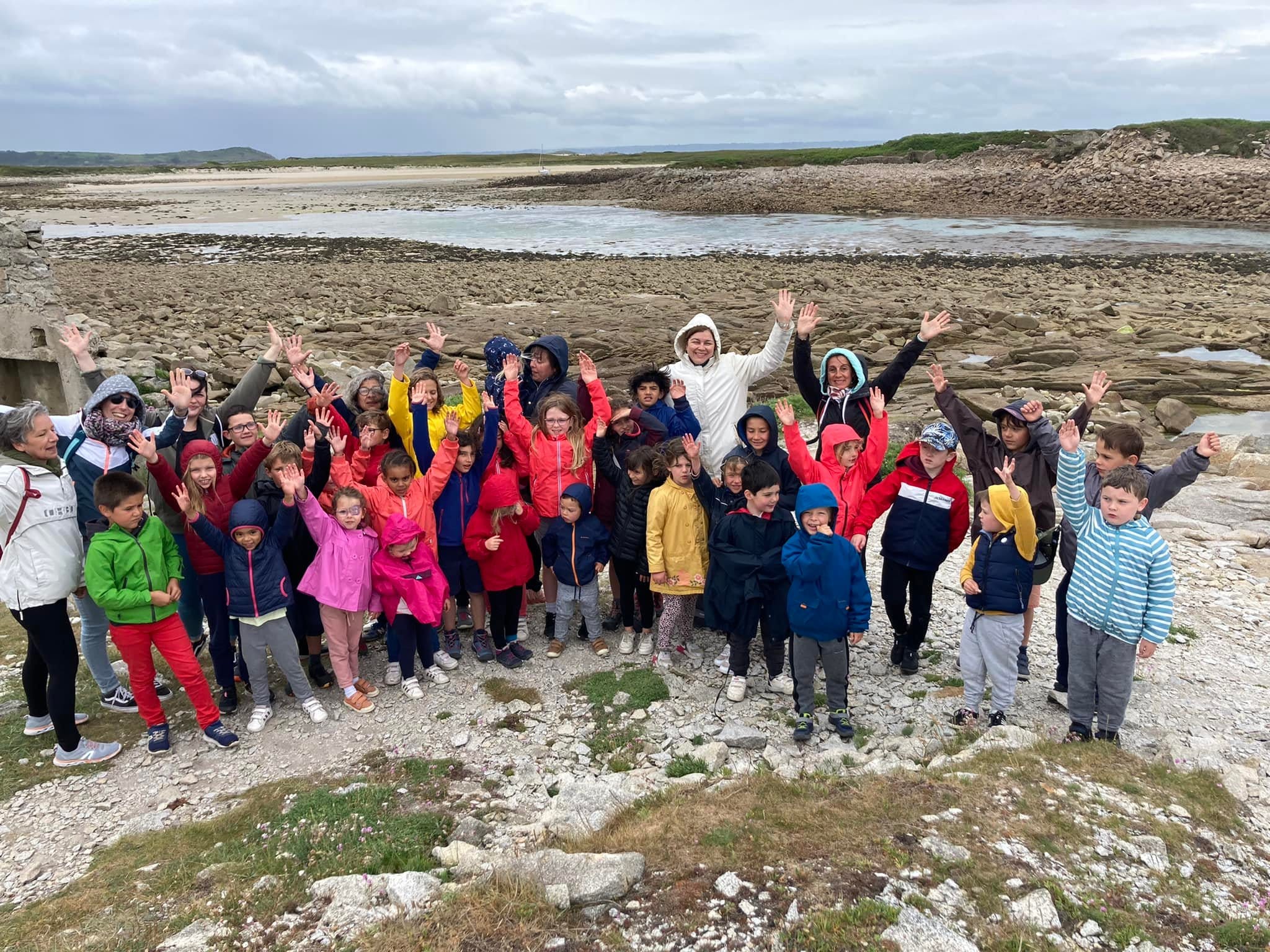 Voyage scolaire à Plomeur Bodou : Balade à l'Ile-Grande